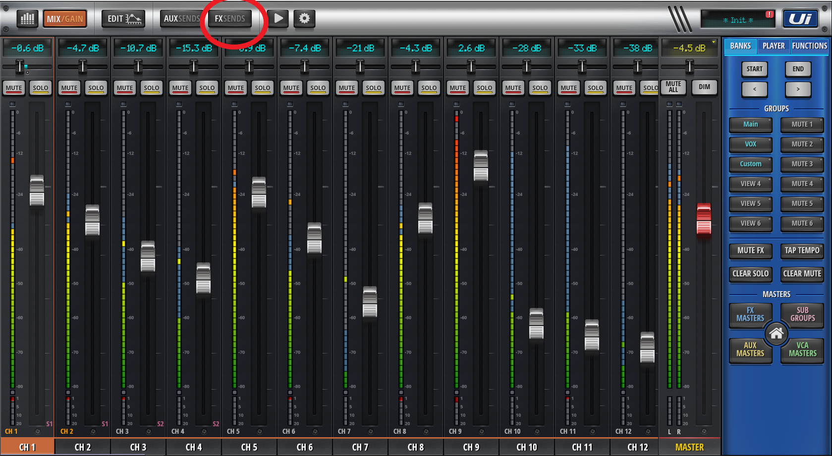 How to Change FX 3 to a Chorus On Ui24r